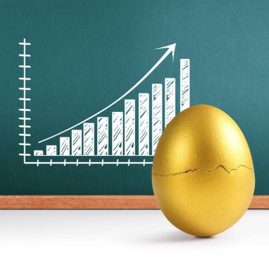 İzole edilmiş bir Paskalya yumurtası