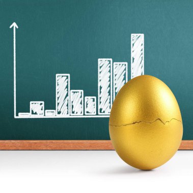 İzole edilmiş bir Paskalya yumurtası