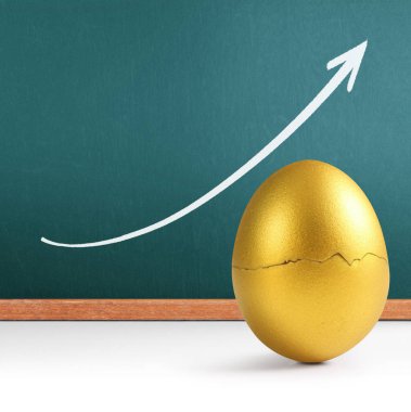 İzole edilmiş bir Paskalya yumurtası