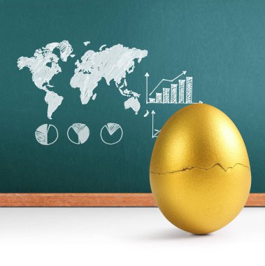 İzole edilmiş bir Paskalya yumurtası