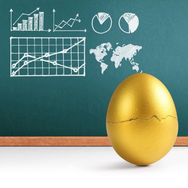 İzole edilmiş bir Paskalya yumurtası