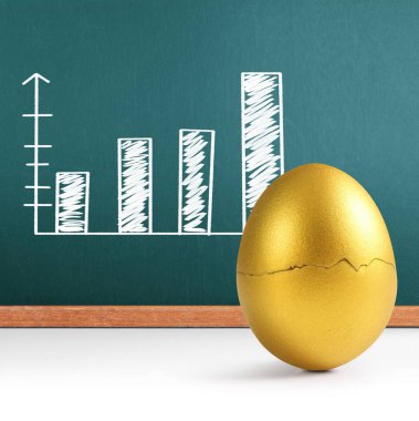 İzole edilmiş bir Paskalya yumurtası