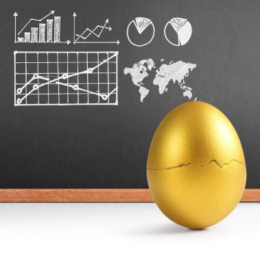 İzole edilmiş bir Paskalya yumurtası