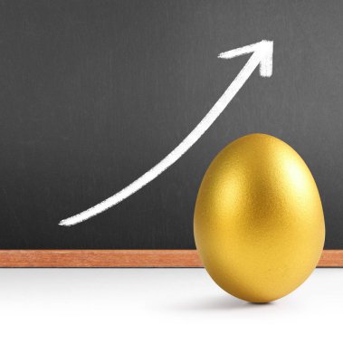 İzole edilmiş bir Paskalya yumurtası