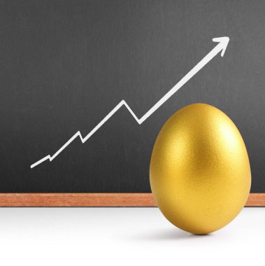 İzole edilmiş bir Paskalya yumurtası