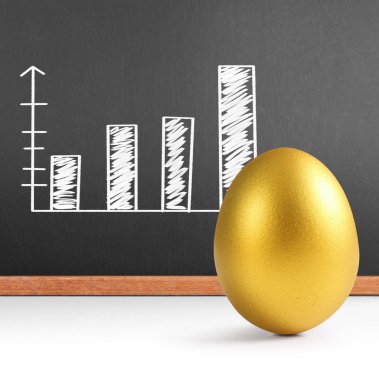 İzole edilmiş bir Paskalya yumurtası