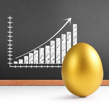 İzole edilmiş bir Paskalya yumurtası