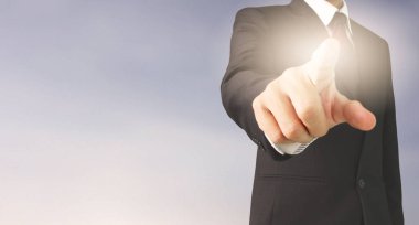 İş adam boş ile yardım