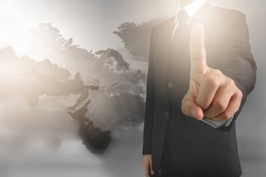 İş adam boş ile yardım