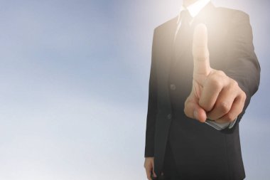 İş adam boş ile yardım