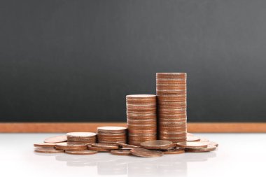 grafik para hisse senedi finans ve iş konsepti