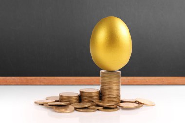 Yatırım hisse senedi altın yumurta konsepti