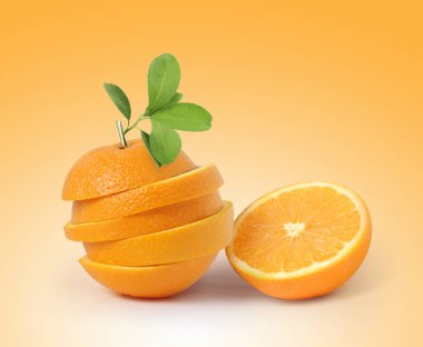  Yapraklı meyve portakalı