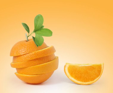  Yapraklı meyve portakalı