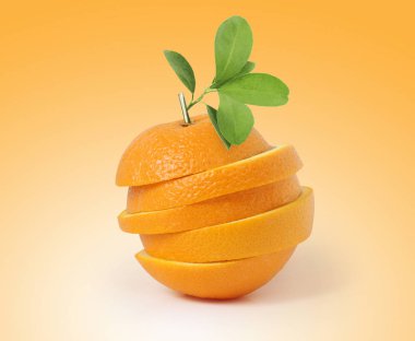  Yapraklı meyve portakalı