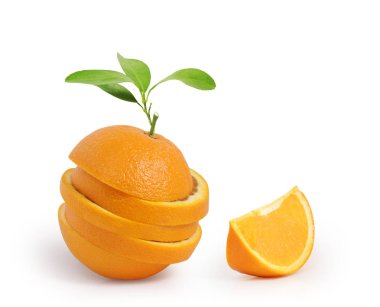  Yapraklı meyve portakalı