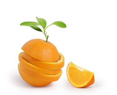  Yapraklı meyve portakalı