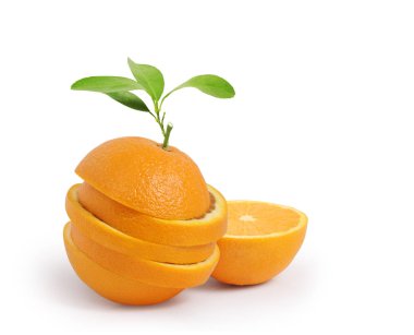  Yapraklı meyve portakalı