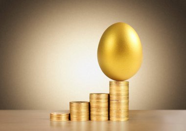 İzole edilmiş bir Paskalya yumurtası