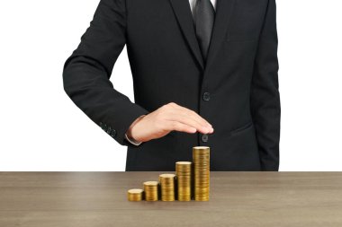insan eli para için para koyarak
