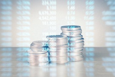 Madeni para yığınları, iş para fikirler