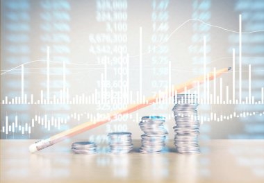 Madeni para yığınları, iş para fikirler