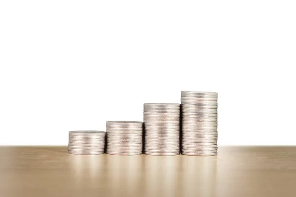 Coin stacks , business  ideas — Stock Photo, Image