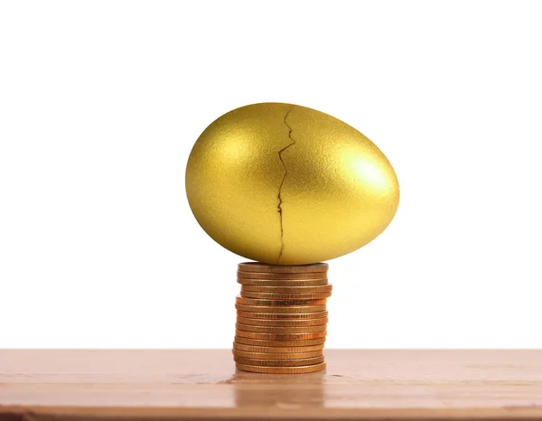 Anlagekonzept Der Goldenen Eier — Stockfoto