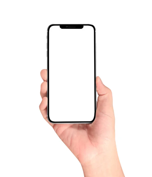 Hand Houden Smartphone Apparaat — Stockfoto