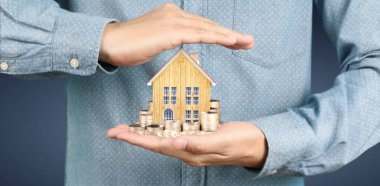 Elde bozuk para yetiştirme evi. Yatırımcı kavramı