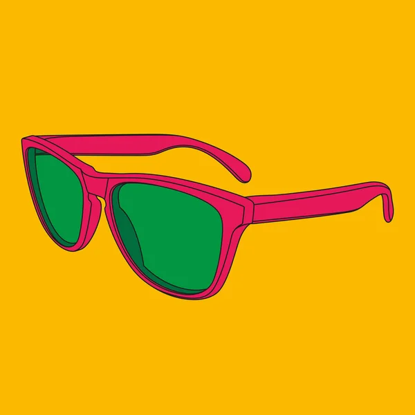 Pop art güneş gözlüğü resim.