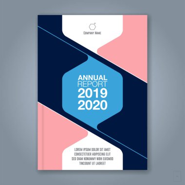 Yıllık iş raporları kitap kapağı broşür afişi için asgari geometrik şekiller tasarım arka planı