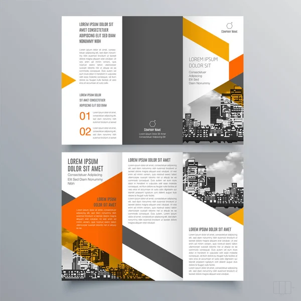 Brochure design, brochure template, creative tri-fold, trend brochure