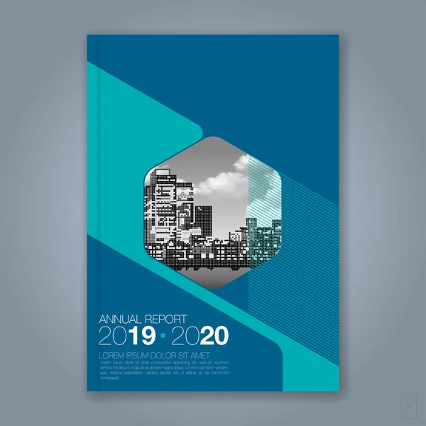 Minimale Geometrische Formen Design Hintergrund Für Geschäftsbericht Buch Cover Broschüre — Stockvektor