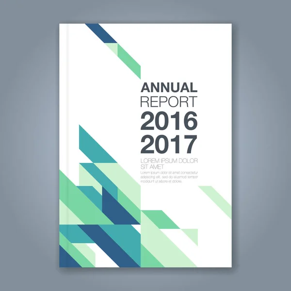 Cubrir el informe anual 123 — Vector de stock