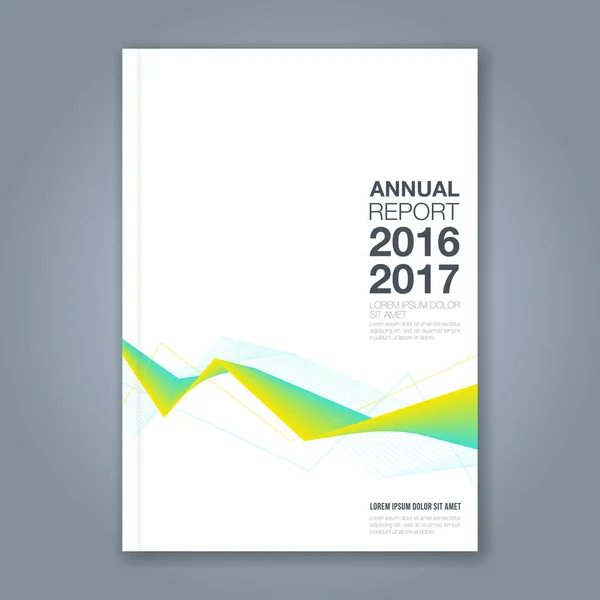 Cubrir el informe anual 130 — Vector de stock