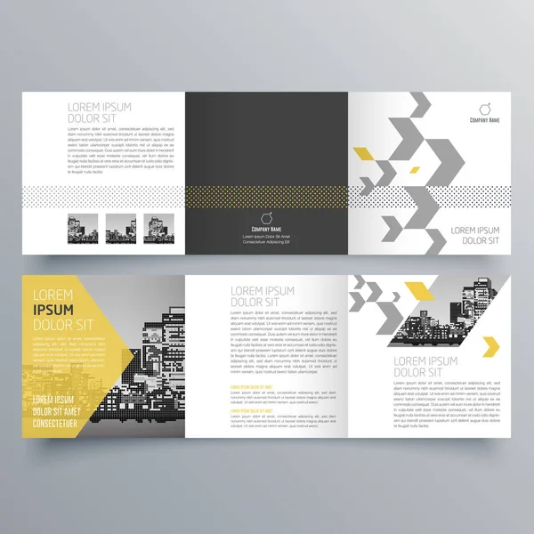 Conception de la brochure 1050 — Image vectorielle