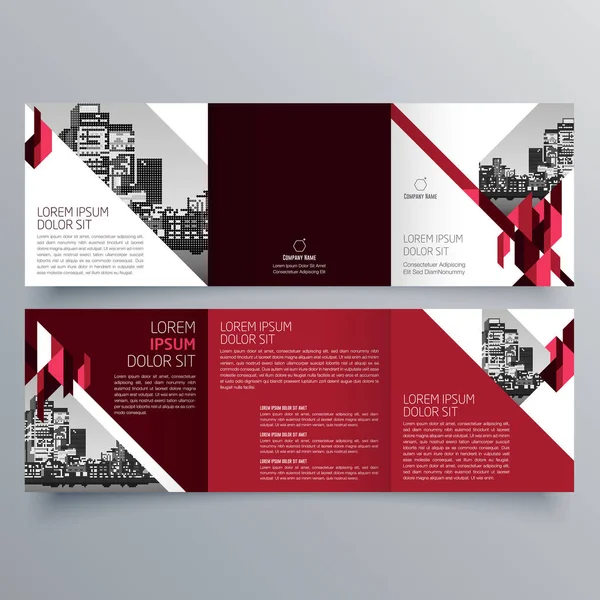 Conception de la brochure 654 — Image vectorielle