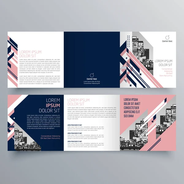 Conception de la brochure 766 — Image vectorielle