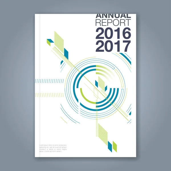 Cover annual report 441 — Stock Vector