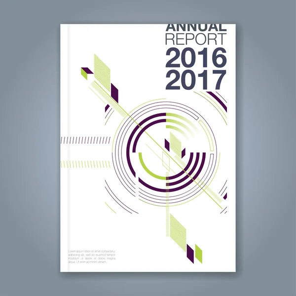 Cobrir relatório anual 442 — Vetor de Stock