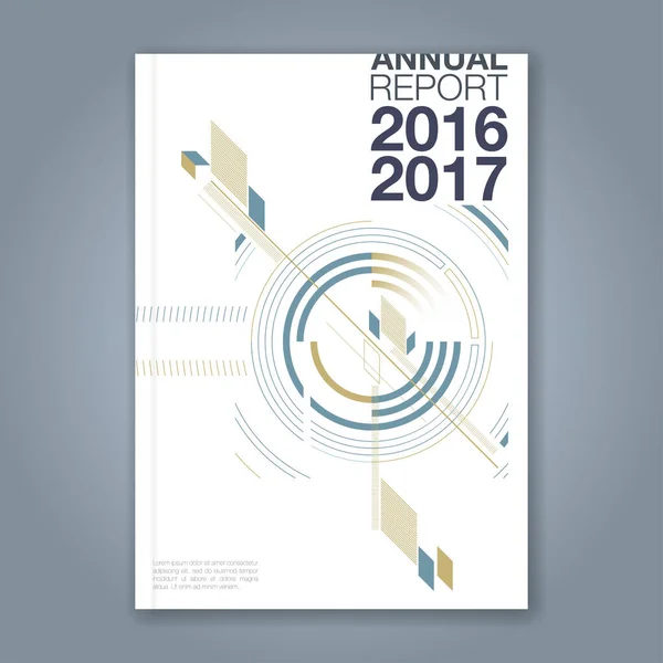 Cubrir el informe anual 444 — Vector de stock