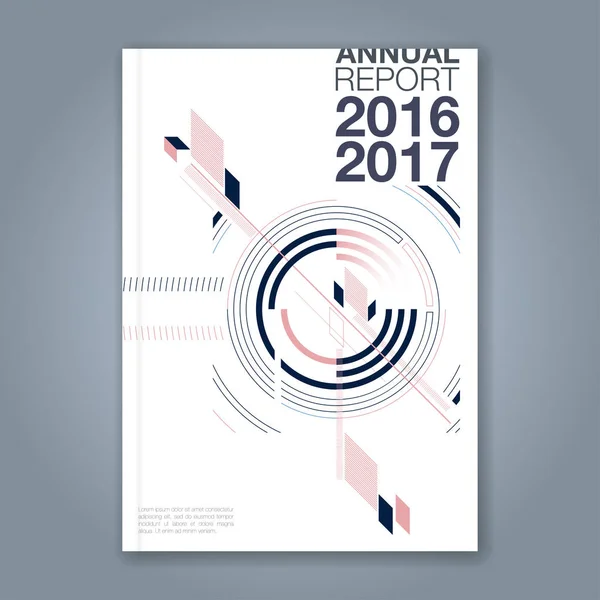 Cover annual report 449 — Stock Vector