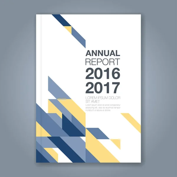 Cobrir relatório anual 483 — Vetor de Stock