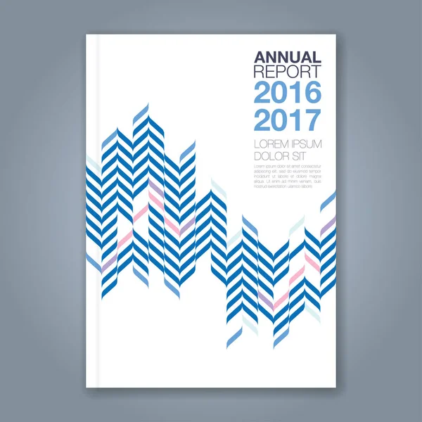 Cover annual report 489 — Stock Vector