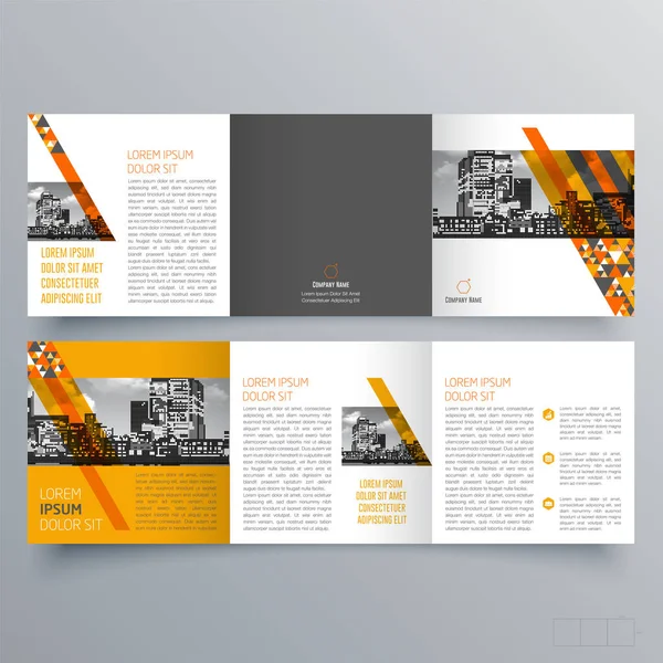 Brochure design, brochure template, creative tri-fold, trend brochure