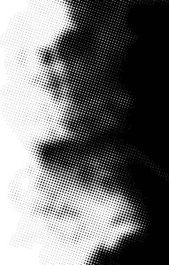 Yarım ton vektör mürekkep yazdırma arkaplanı