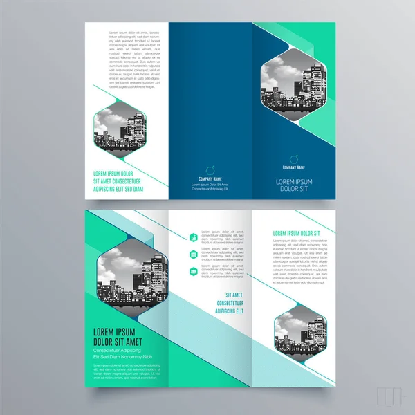 Brochure design, brochure template, creative tri-fold, trend brochure