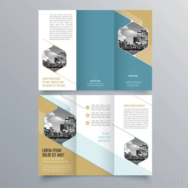 Brochure design, brochure template, creative tri-fold, trend brochure