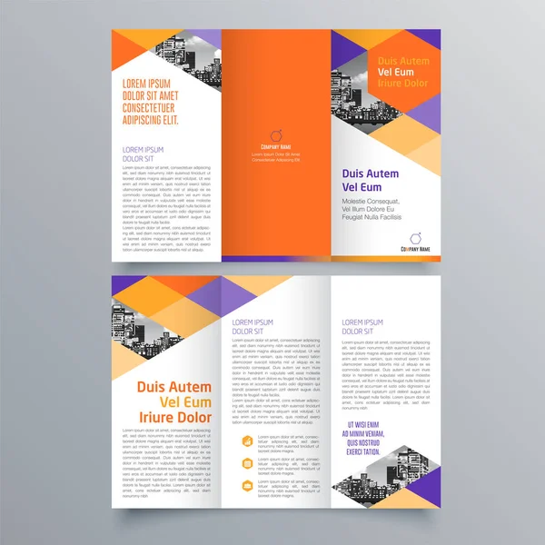 Brochure design, brochure template, creative tri-fold, trend brochure